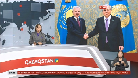 Президент «Лукойл» компаниясының акционерін қабылдады