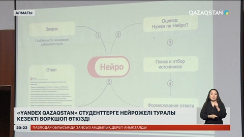 «Yandex Qazaqstan» студенттерге нейрожелі туралы кезекті воркшоп өткізді