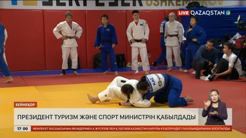 Президент Туризм және спорт министрін қабылдады