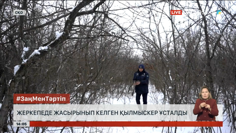 Теріскей тұрғыны тәртіп сақшыларынан жасырынып, жеркепеде өмір сүріп келген
