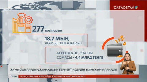 Жұмысшылардың еңбекақысын бермейтіндердің тізімі жарияланады