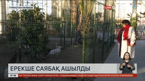 Түркістанда заманауи үлгідегі жаңа «Жастар» саябағы пайдалануға берілді