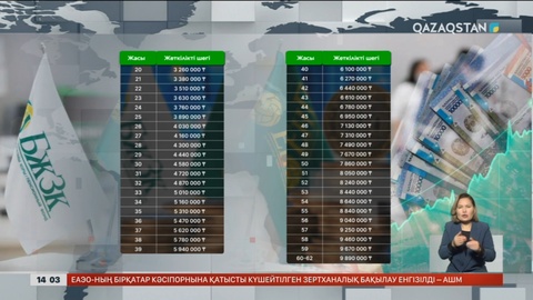 Зейнетақы жинағынан қанша теңге шешіп алуға болады?