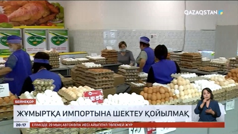 Қазақстан жұмыртқа импортына шектеу қояды