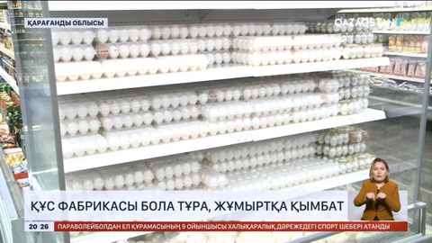 Қарағанды облысында құс фабрикасы бола тұра, жұмыртқа қымбат