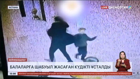 Астанада балаларға шабуыл жасаған күдікті ұсталды