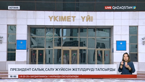 Президент салық салу жүйесін жетілдіруді тапсырды