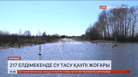 Елімізде 217 елдімекенде су тасу қаупі жоғары