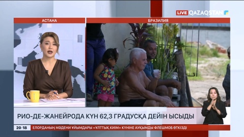 Рио-де-Жанейрода күн 62,3 градусқа дейін ысыды