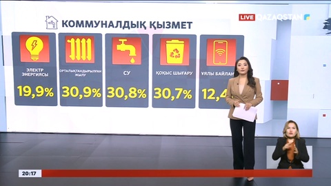 Қазақстанда коммуналдық қызмет ақысы бір жылда 30%-ға қымбаттаған