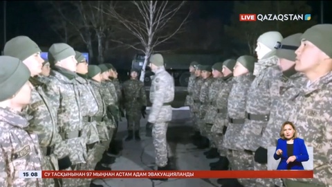 Солтүстік Қазақстанға Қарағанды өңірінен әскерилер көмекке аттанды
