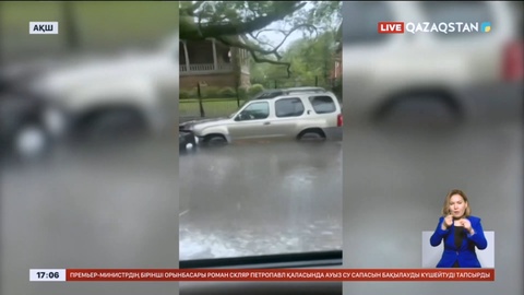 АҚШ-тың Луизиана штатында дауыл соғып, алапат тасқын болды