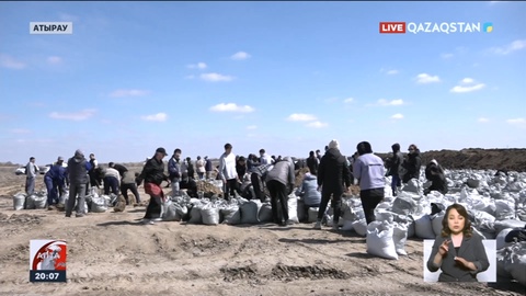 Атырауда 100 шақырымнан астам бөгет салынды