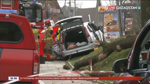 Польшада дүлей дауылдан бес адам қайтыс болды