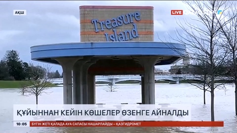 АҚШ-та құйыннан кейін көшелер өзенге айналды