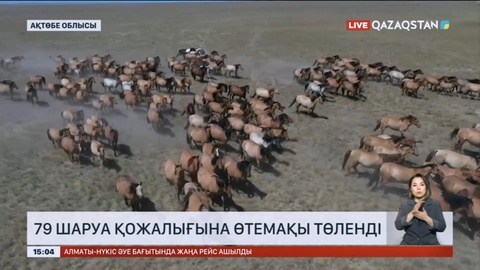 Ақтөбе облысында 79 шаруа қожалығына өтемақы төленді