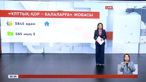 «Ұлттық қор – балаларға» жобасы: 5845 адам шотындағы қаражатты шешіп алған
