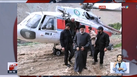 Иран президенті мінген тікұшақ апатты жағдайда қонды