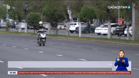 Ақтөбеде скутер мінгендер жол апатына жиі түседі