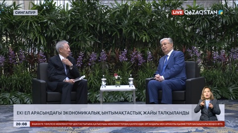Президент Сингапурдың аға министрі – Ұлттық қауіпсіздік жөніндегі үйлестіруші министр Тео Чи Хинді қабылдады