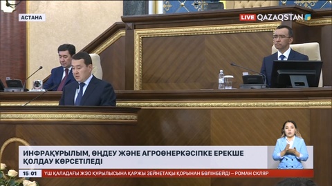 Инфрақұрылым, өңдеу және агроөнеркәсіпке ерекше қолдау көрсетіледі