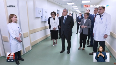 Осы аптада Президент Астанадағы Ұлттық ғылыми онкология орталығының жаңа корпусын барып көрді