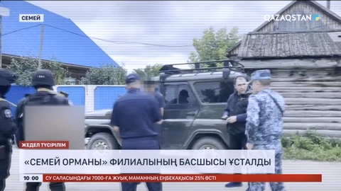 «Семей орманы» филиалының басшысы ұсталды