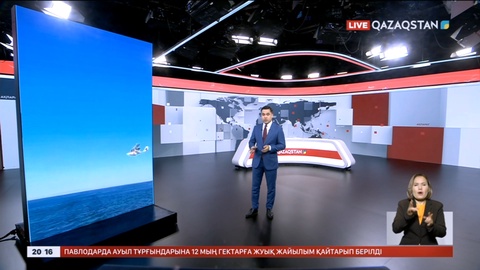 Алакөлде дельтаплан көлге құлап, екі адам құтқарылды