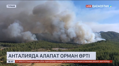 Анталияда алапат орман өрті: Адамдар қауіпсіз жерге көшірілді