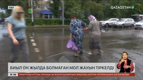 Солтүстік Қазақстанда соңғы он жылда болмаған жаңбырлы жаз болды