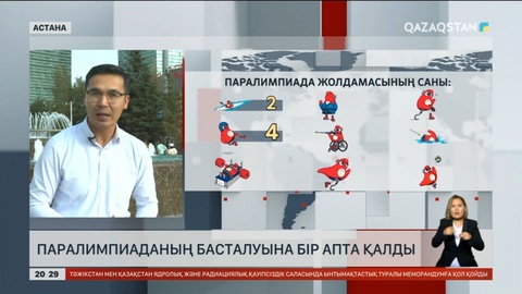 Паралимпиаданың басталуына бір апта қалды