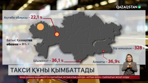 Елімізде такси құны қымбаттады