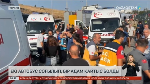 Стамбұлда екі автобус соғылып, бір адам қайтыс болды