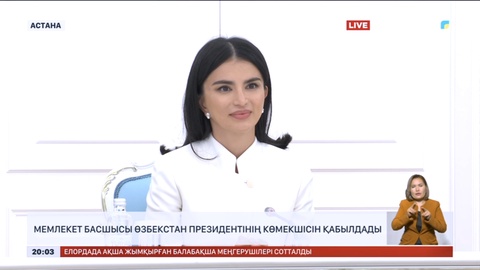 Мемлекет басшысы Өзбекстан Президентінің көмекшісі Саида Мирзиёеваны қабылдады