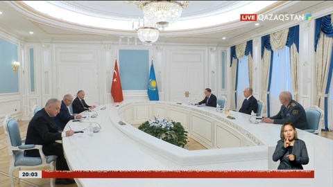 Президент Түркия ұлттық қорғаныс министрін қабылдады