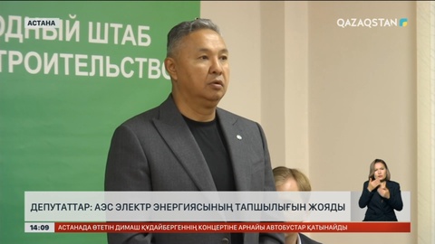 Депутаттар: АЭС энергия тапшылығын жояды