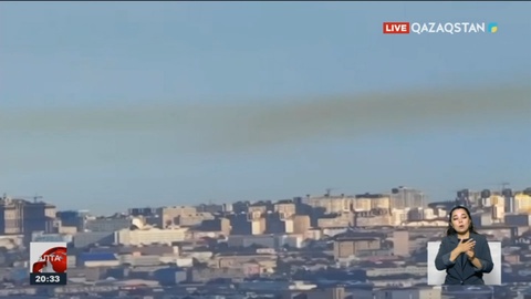 Ақтаулық блогер парақшасында Ақтау аспанын басқан қалың түтінді көрсетті