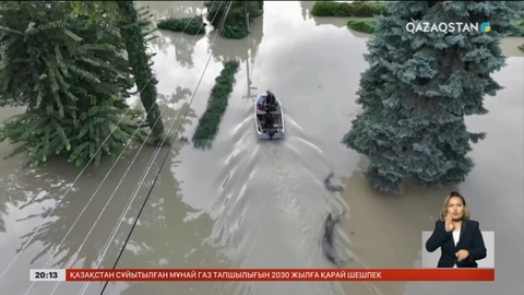 Дунай өзенінің жағасында тұтас ауыл суға кетті