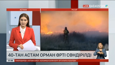 Ресейде бір күнде 40-тан астам орман өрті сөндірілді