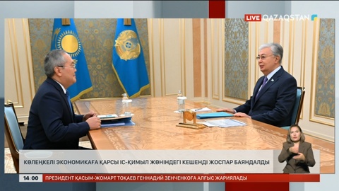 Президент Қаржылық мониторинг агенттігінің төрағасын қабылдады