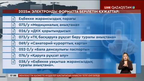 Қаңтардан бастап 8 медициналық құжат электронды форматта беріліп жатыр