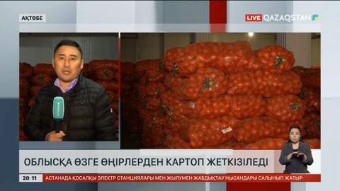 Ақтөбеге картопты басқа облыстардан жеткізбек