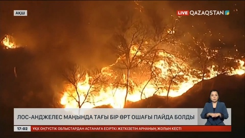 Лос-Анджелес маңында тағы бір өрт ошағы пайда болды