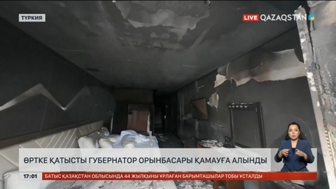 Түркияда өртке қатысты губернатор орынбасары қамалды