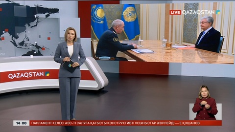 Президент Қорғаныс министрін қабылдады