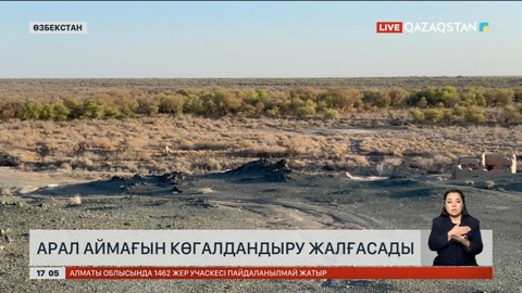 Өзбекстанда Арал аймағын көгалдандыру жалғасады