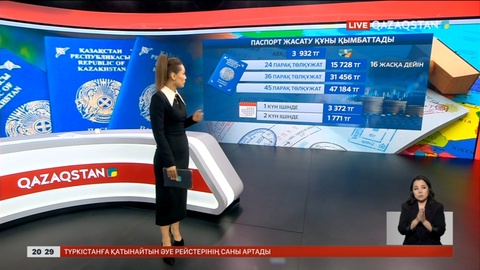 Паспорт жасату бағасы өсті