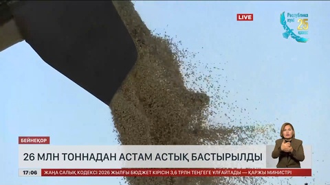 Биыл 26 млн тонна астық бастырылды