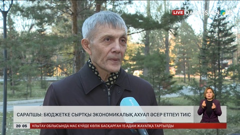 Сарапшы: Бюджетке сыртқы экономикалық ахуал әсер етпеуі тиіс