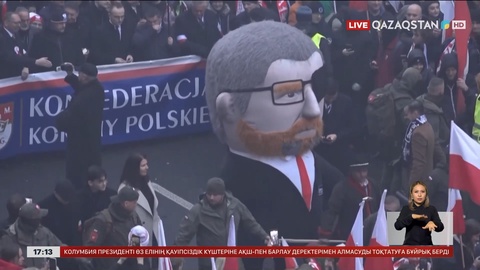 Варшавада заңсыз мигранттарға қарсы шеру өтті